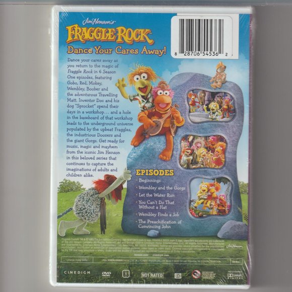 Fraggle Rock DVD Season 1, Vol 1  NIP - Sealed - Picture 2 of 2